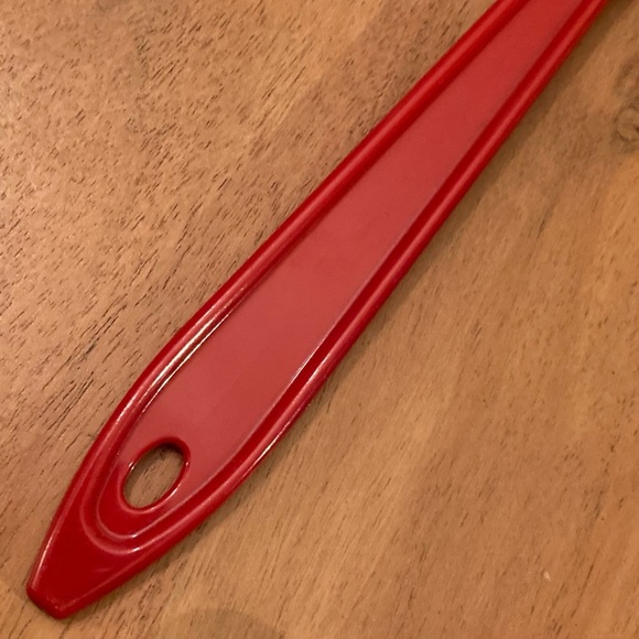 Hutzler Spatula Nylon Slotted Reinforced Turner Flipper No 717 Red LOPOL - Picture 5 of 7